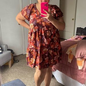 Old Navy Floral Midi Dress